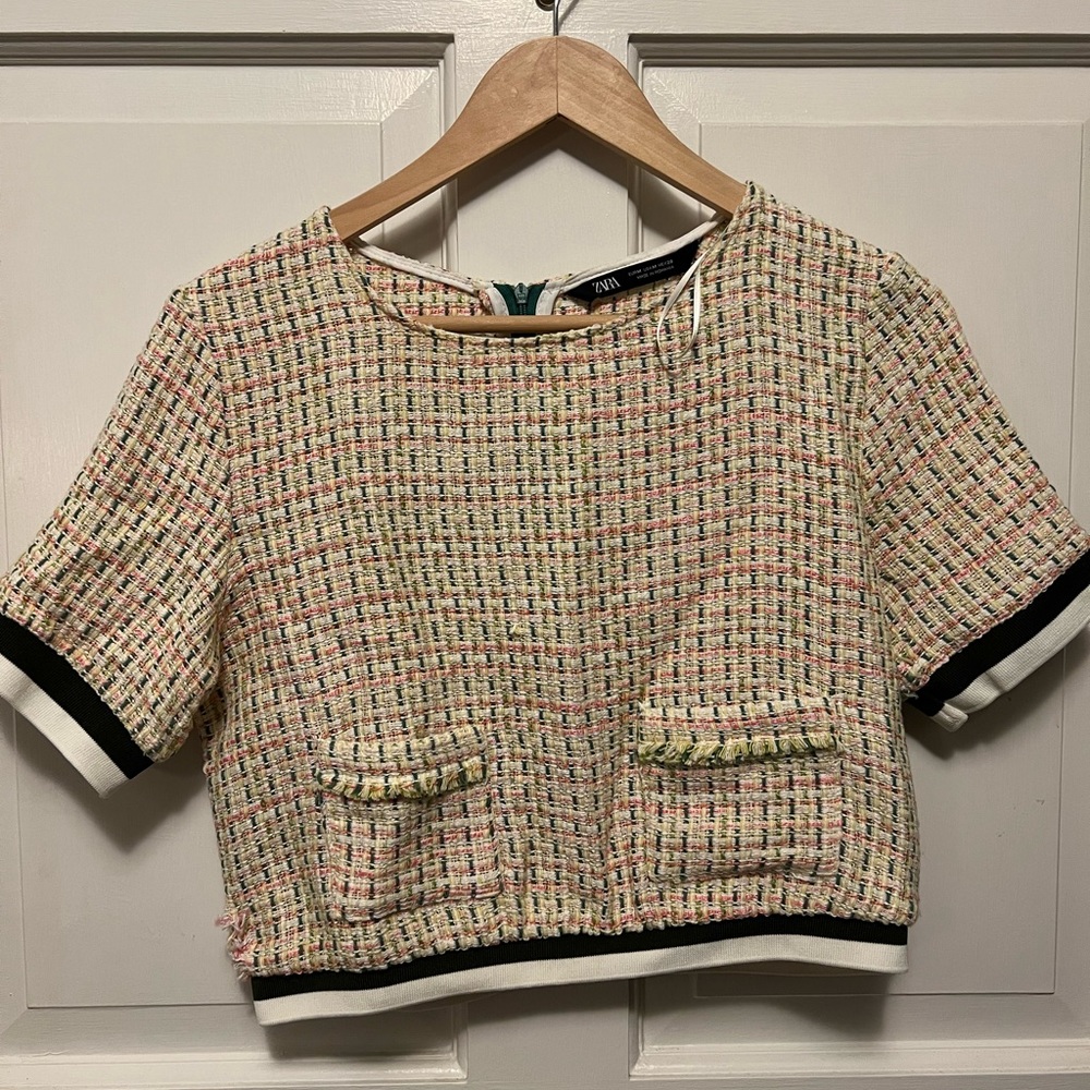 Zara skort and matching crop top- never worn